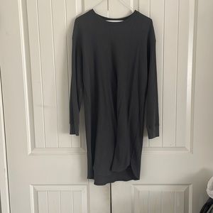 Grey Uniqlo dress